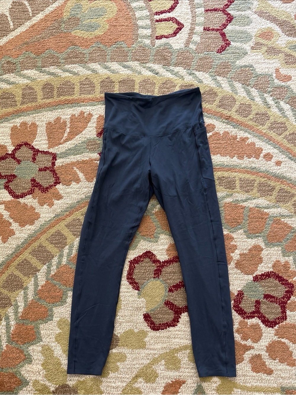 Rhone High Rise Revive™ 7/8 Pocket Legging Navy Blue Size Medium Athletic
